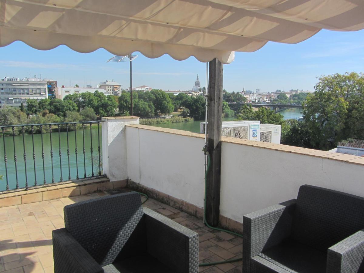 Trianabridgeviews Atico Con Vistas Al Puente De Triana Calle Castilla 38 เซบีญา ภายนอก รูปภาพ